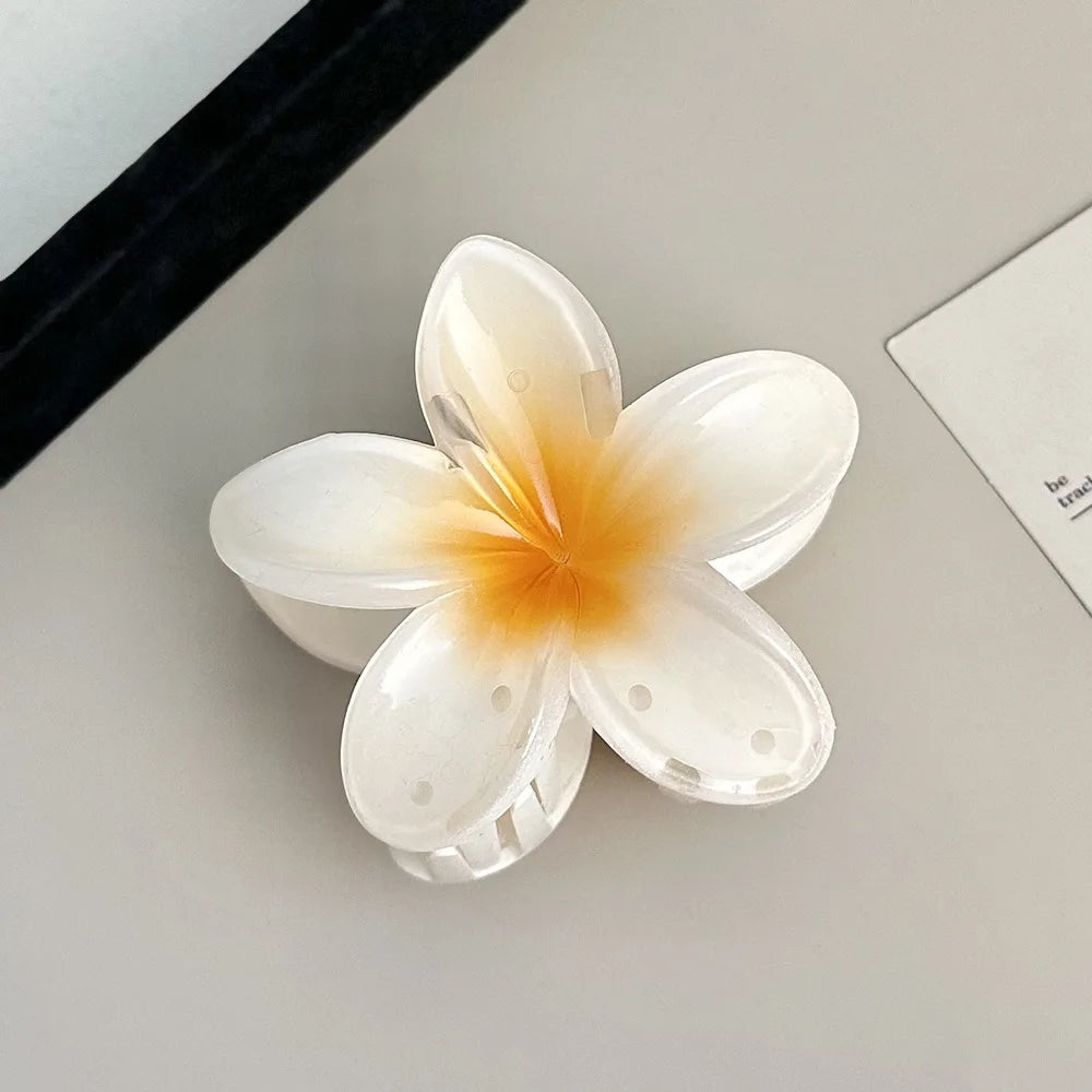 Egg Flower Hair Clips