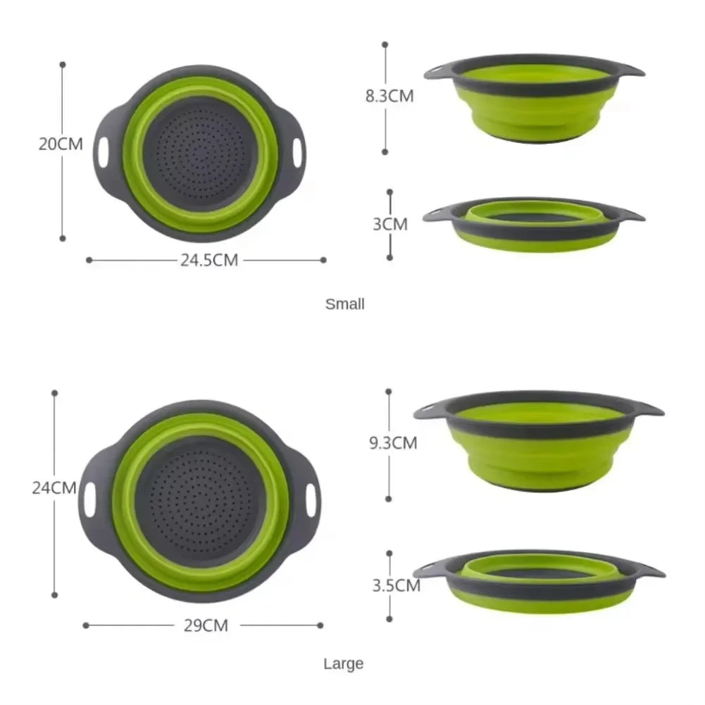 Foldable Silicone Drain Basket