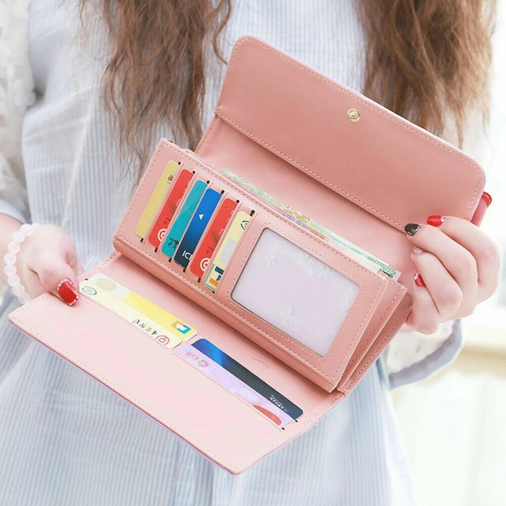 Black Long Wallets for Women
