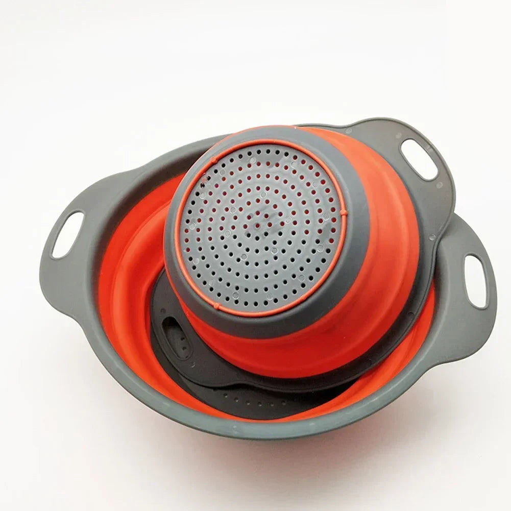 Foldable Silicone Drain Basket