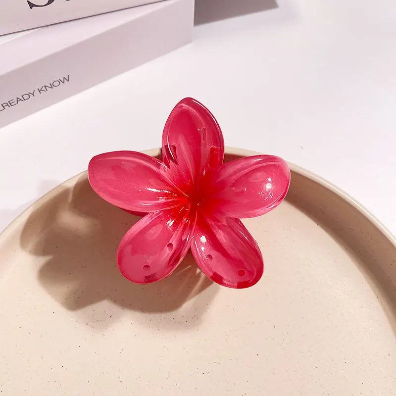 Egg Flower Hair Clips