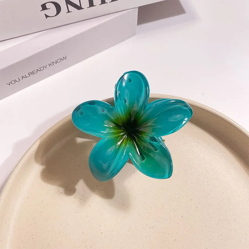 Egg Flower Hair Clips