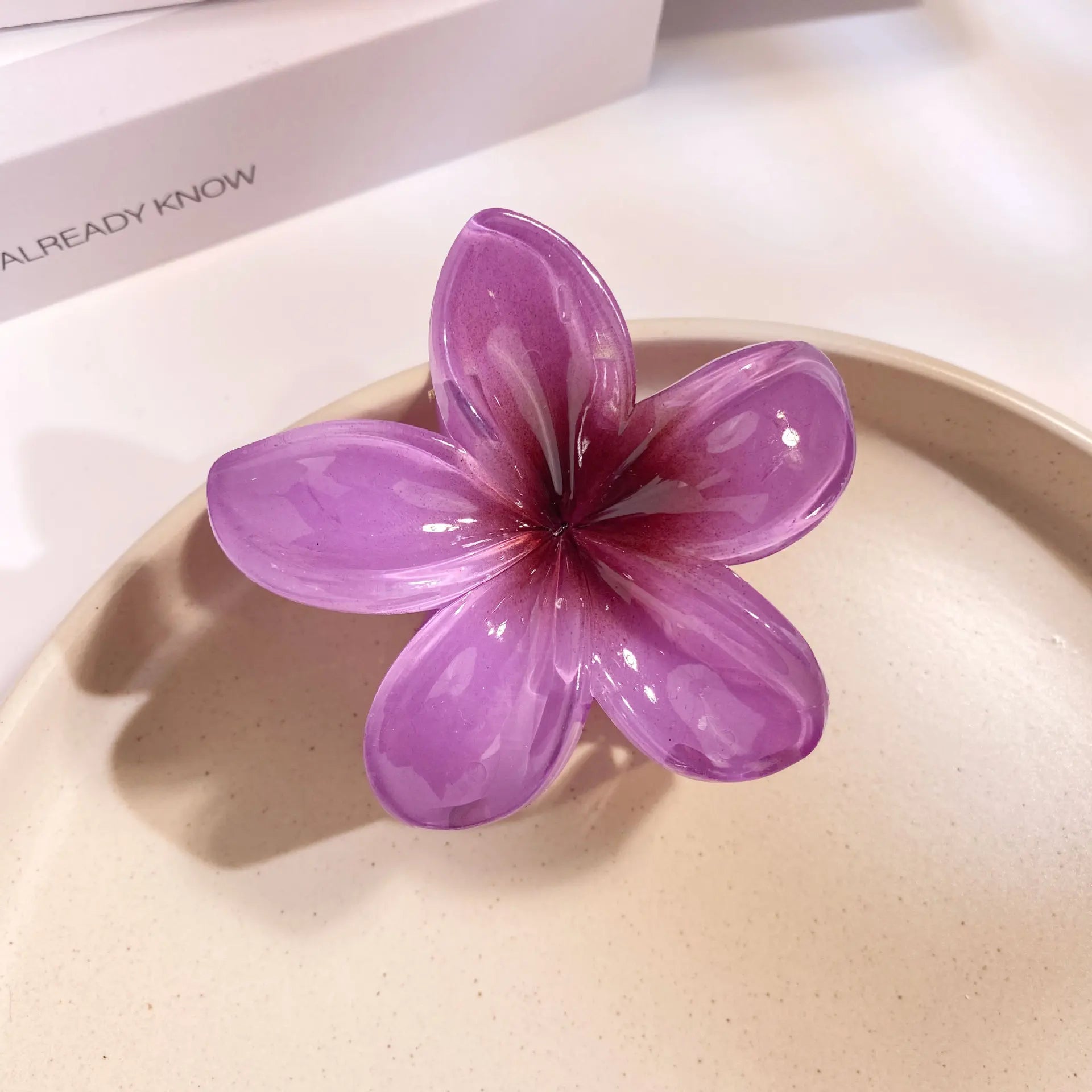 Egg Flower Hair Clips