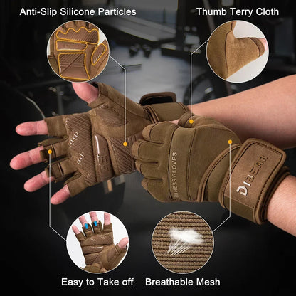 Gym Gloves - Half Finger