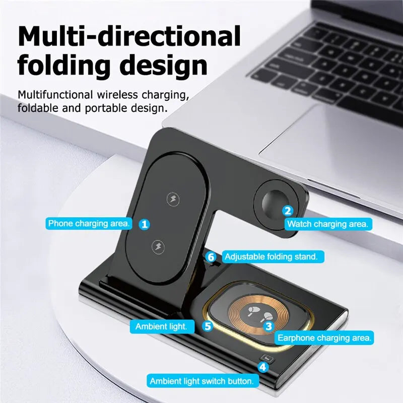 3 in 1 Wireless Charger Stand