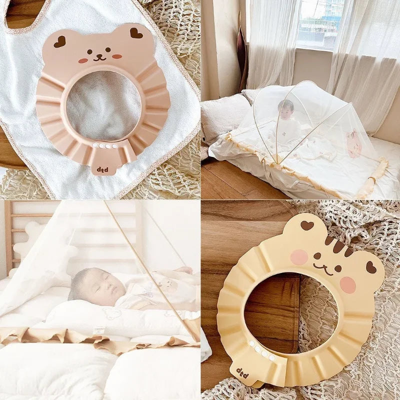Bear Baby Shower Cap
