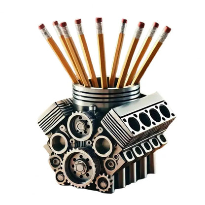 V8 Engine Pen Holder