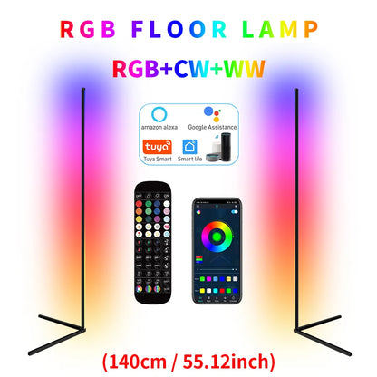 Smart RGB Corner Floor Lamp