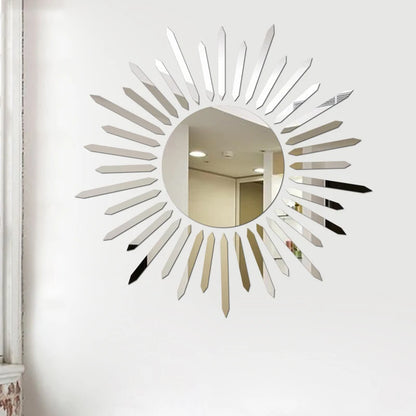 Sunflower Mirror Wall Stickers