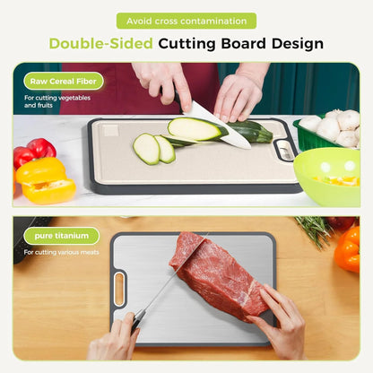Titanium Double-Sided Cutting Board