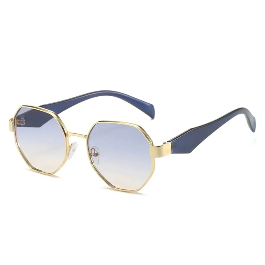 Retro Polygonal Sunglasses