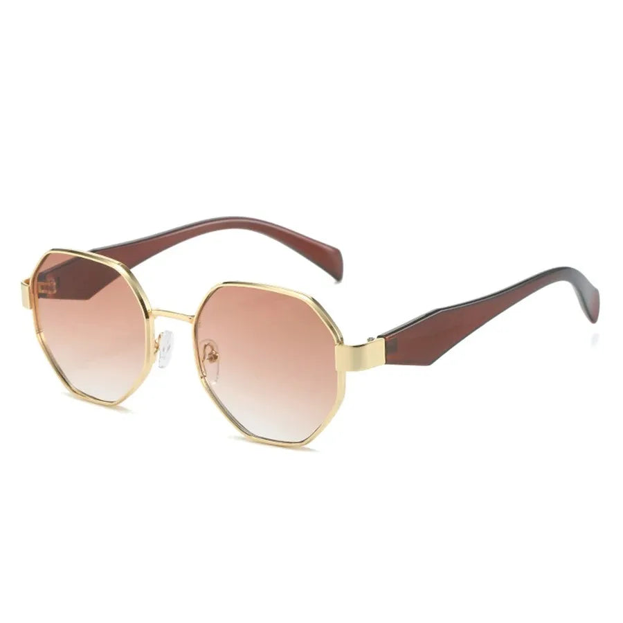 Retro Polygonal Sunglasses