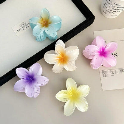 Egg Flower Hair Clips