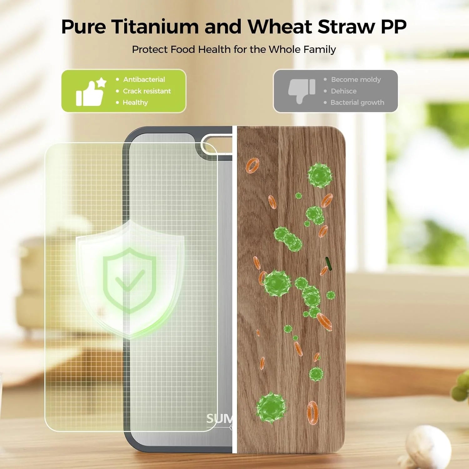 Titanium Double-Sided Cutting Board