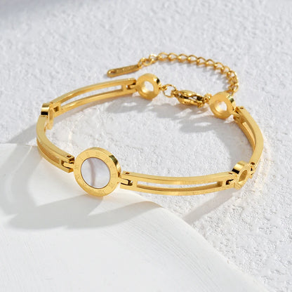 Roman Numeral Couple Bracelet