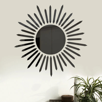 Sunflower Mirror Wall Stickers