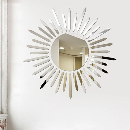 Sunflower Mirror Wall Stickers